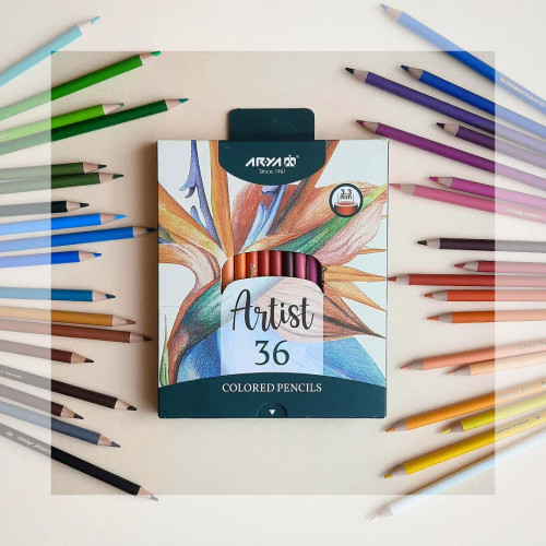 مداد رنگی 36 رنگ آریا آرتیست