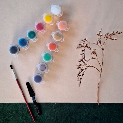 گواش 12 رنگ نیمه آریا-نوشت افزار اکباتان