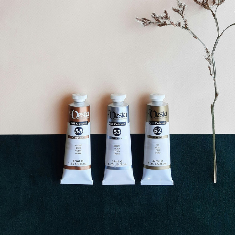 رنگ روغن وستا(37 میل)-نوشت افزار اکباتان